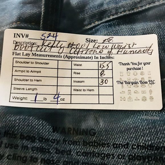 Citizens of Humanity Low Waist Bootcut Jeans - Picture 8 of 8